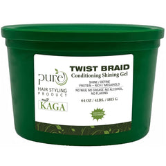 KAGA Neatbraid gel bottle 64oz provides salon-grade hold and high shine.