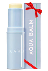 KAHI Aqua Balm Stick outer packaging showing portable sunscreen solution for daily protection.