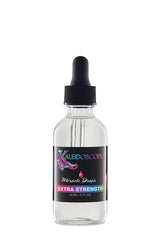 Kaleidoscope Miracle Drops Extra Strength bottle pour delivers cooling scalp refresh.