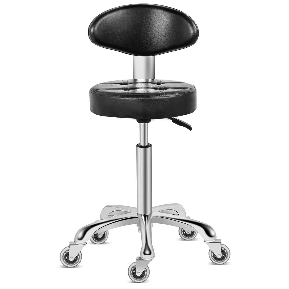 Kaleurrier swivel stool seat 14.2-inch diameter for comfortable all-day seating
