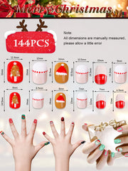 Kalolary Christmas nails multi-sizes ensure a perfect fit for kids.