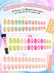 Kalolary jelly nail adhesives provide easy, mess-free hold during at-home manicures.