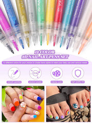 Kalolary nail art pens drawing patterns on nails for DIY beauty