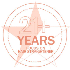 K&K Long Barrel Styler ceramic coating focuses on even heat distribution for gentle styling.