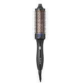 K&K Heated Curling Brush 1.5-inch barrel closeup for smooth, frizz-free curls.