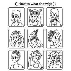 Kaneles Mullet Wig cosplay-ready setup for Halloween in light brown
