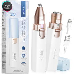 KAPHIO facial hair removal on chin and upper lip for precise peach fuzz grooming.