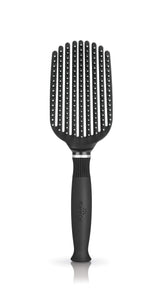 KareCo Tangle Buster Brush compact travel design for tangle-free on-the-go detangling.
