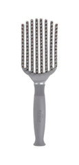 KareCo Tangle Buster paddle brush front view for gentle detangling and styling.