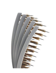 KareCo Tangle Buster side hold showing flexible paddle for precise glide.