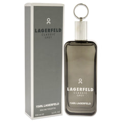 Karl Lagerfeld Paris Classic Grey packaging box, ideal for gifting or display on a vanity.