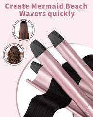 Karrong curler barrel 075-inch closeup defines curls with medium volume