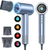 Karrong hair dryer brushless motor delivers strong airflow for rapid drying.