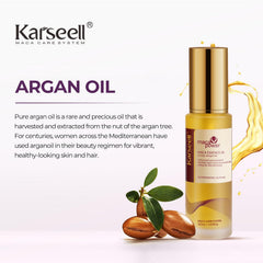 Karseell Hair mask creamy texture showcasing luxurious conditioning.