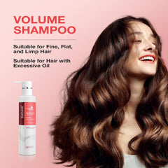 Karseell Volume Shampoo pour demonstrates smooth flow for washing