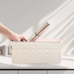 KarSyon Dyson Airwrap fit view shows secure compartment for attachments and organized tools
