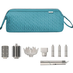 KarSyon Shark Flex Style Case teal exterior for organized travel and protection