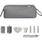 KarSyon Shark Flex Style case in grey shows durable peach-skin material for protection