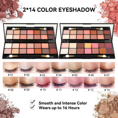 KARUIZI eyeshadow shades close-up showing rich pigments for blending.