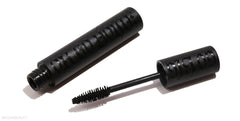 Kat Von D Go Big or Go Home Trooper Black lashes after application with rich black finish.