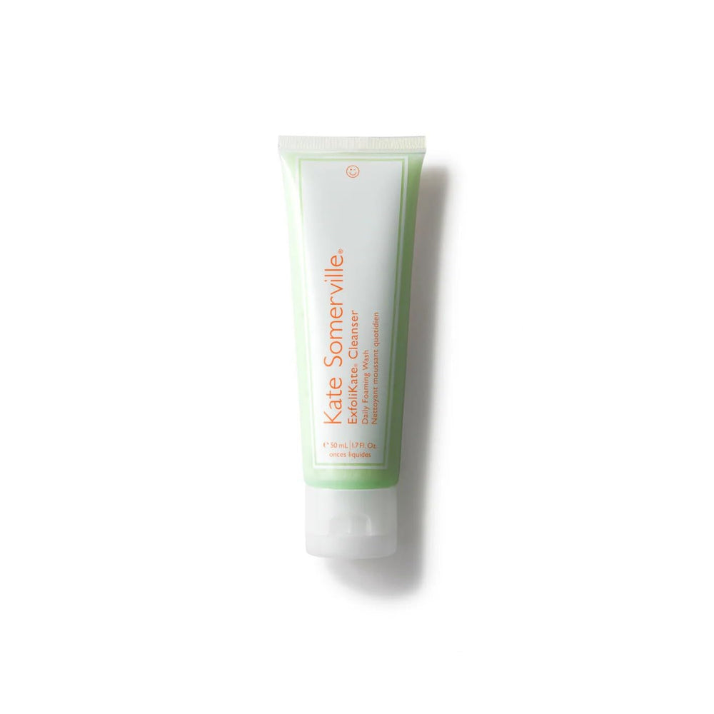 Kate Somerville ExfoliKate Cleanser bottle shows daily exfoliation for refreshed skin.