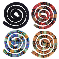 KATOCHUG spiral lock hair tie for dreadlocks with iron wire offers secure bending for wraps