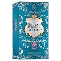 Katy Perry Royal Revolution bottle on dresser suggests everyday wear appeal