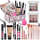 KAVCENT teens makeup kit all-in-one with compact essentials for quick, everyday looks for beginners.