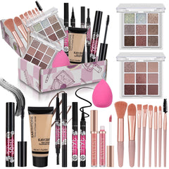 KAVCENT teens makeup kit all-in-one with compact essentials for quick, everyday looks for beginners.