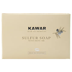 Kawar Dead Sea Sulfur Soap pore cleanse demonstrates deep cleansing action