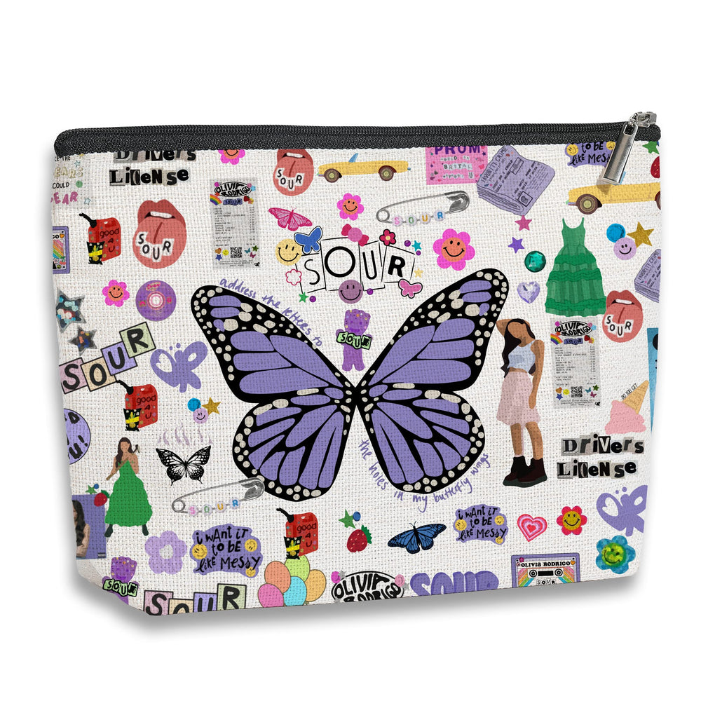 kdxpbpz music lovers gift bag front view for stylish on-the-go cosmetics