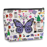 kdxpbpz music lovers gift bag front view for stylish on-the-go cosmetics