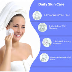 KeeiZoes 7.9x7.9 inch towels offering balanced coverage for the face