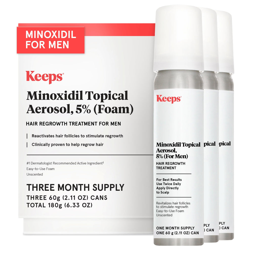 Keeps 5% Minoxidil Foam crown-application for easy, mess-free coverage.