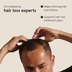 Keeps Matte Thickening Pomade on model hair with matte finish