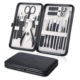 Keiby Citom 18pc grooming kit case closed, portable storage for travel-friendly grooming.