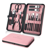 Keiby Citom manicure set in pink case highlights portable design for on-the-go grooming
