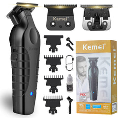 KEMEI 2299 trimmer zero-gap blade for ultra-close edging and crisp lines