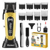 KEMEI KM-90-4 clipper packaging shows ready-to-gift grooming set