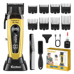 KEMEI KM-90-4 clipper packaging shows ready-to-gift grooming set