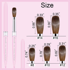 KEMEISI oval head with flat press tube enlarges contact area for smoother coverage.