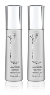 Kenra Platinum Blow-Dry Mist bottle front showcasing heat protection