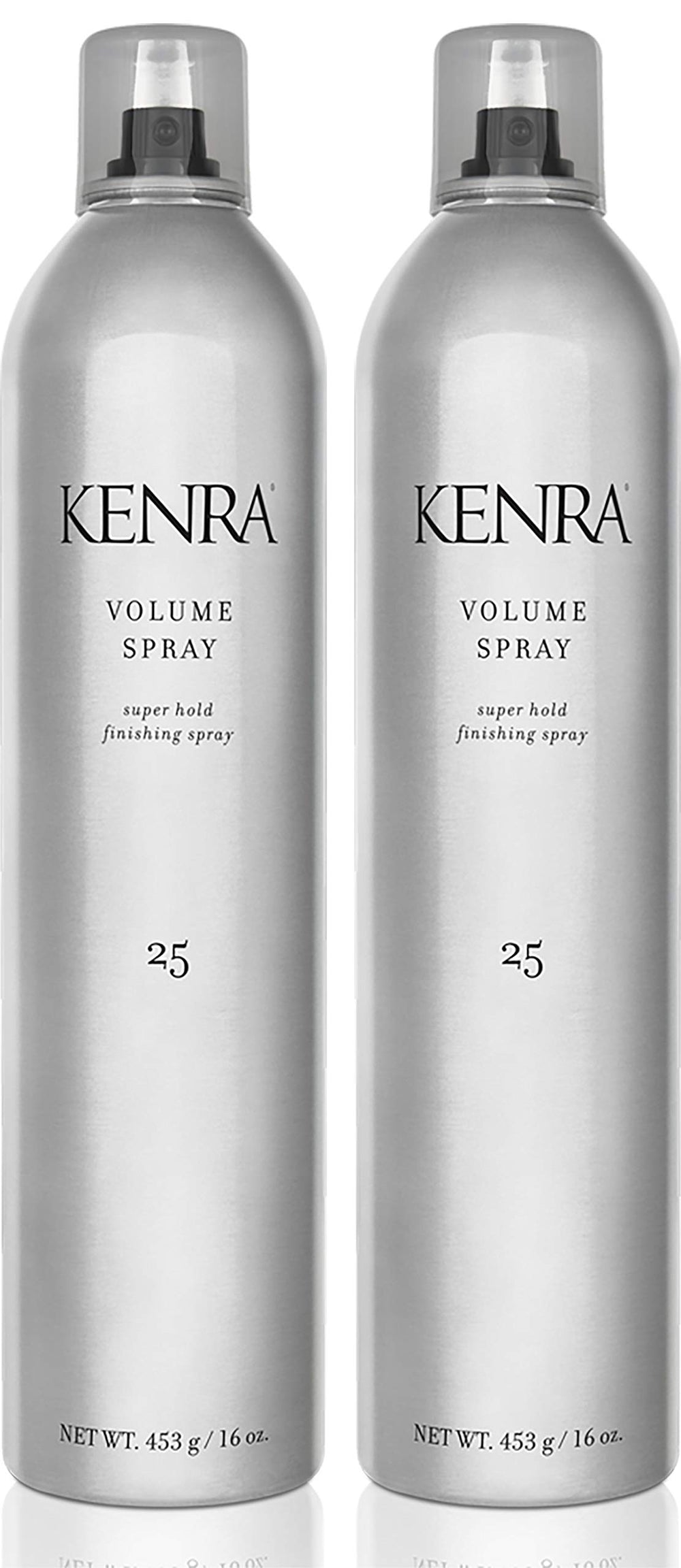 Kenra Volume Spray 25 2-pack front view delivers maximum hold for all-day style.