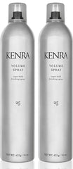 Kenra Volume Spray 25 2-pack front view delivers maximum hold for all-day style.
