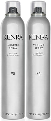 Kenra Volume Spray 25 bottle shows bold hold and natural shine.