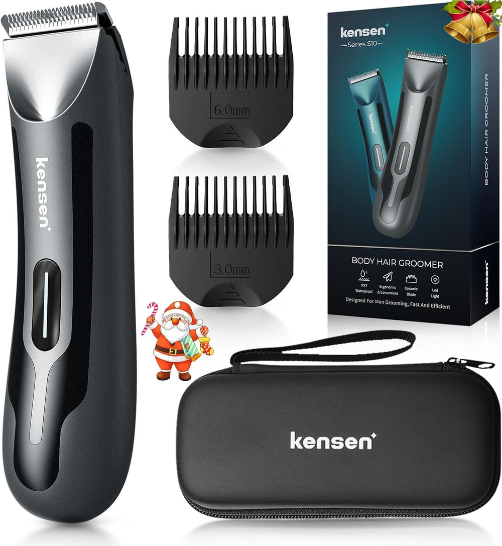 Kensen body trimmer front view for easy at-home grooming.
