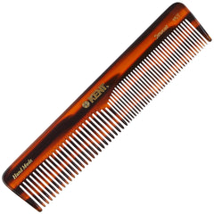 Kent 16T tortoise comb closeup teeth for gentle detangling and scalp stimulation.