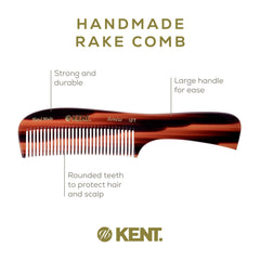 Kent rounded tooth detangler highlighting gentle scalp stimulation during brushing.