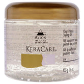 KeraCare Avlon Protein Styling Gel clear bottle offers strong curl hold.