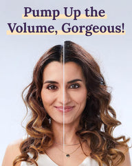 Keranique conditioner tube demonstrates volume-thickening for fine hair